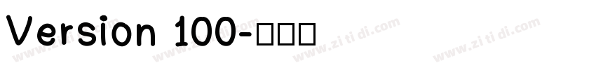 Version 100字体转换